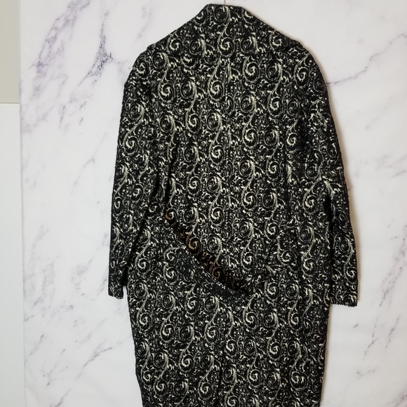 EGGG Long Knee Length, Single Button Coat, Size 44 (Italian) - Picture 7 of 10